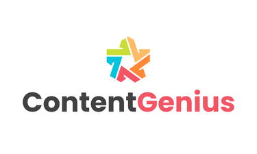 ContentGenius.ai - Creative brandable domain for sale